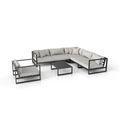 Set sofa aluminium luar
