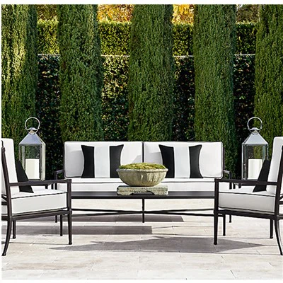 Aluminium perabot taman sofa